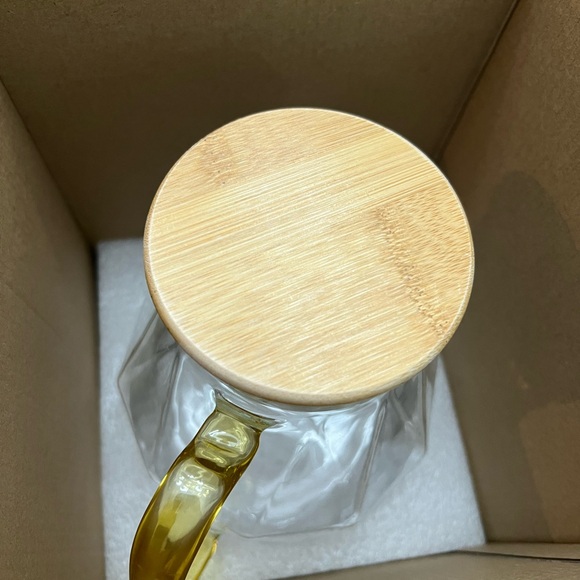 DUJUST Black Smoked Diamond Glass Water Tea Pitcher carafe with Lid 68 oz - Picture 3 of 16